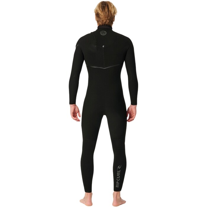 2024 Rip Curl Hombres E Bomb 4/3mm Chest Zip Neopreno 14ZMFS - Black